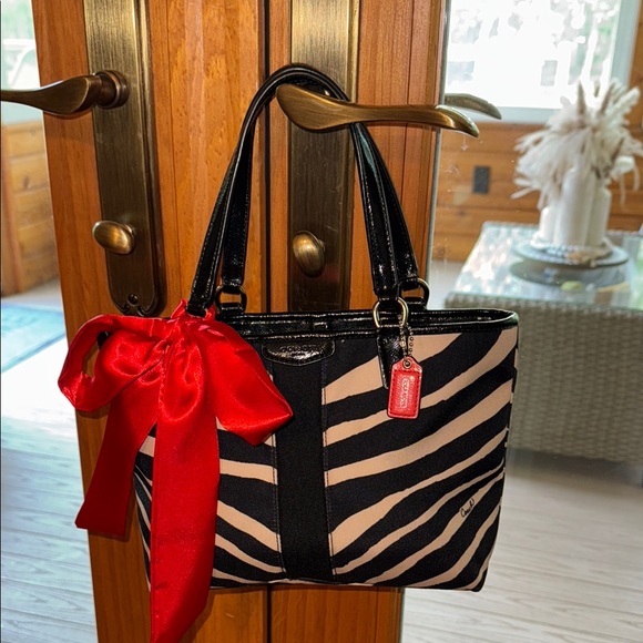 Coach Zebra Bag - Picture 1 of 16